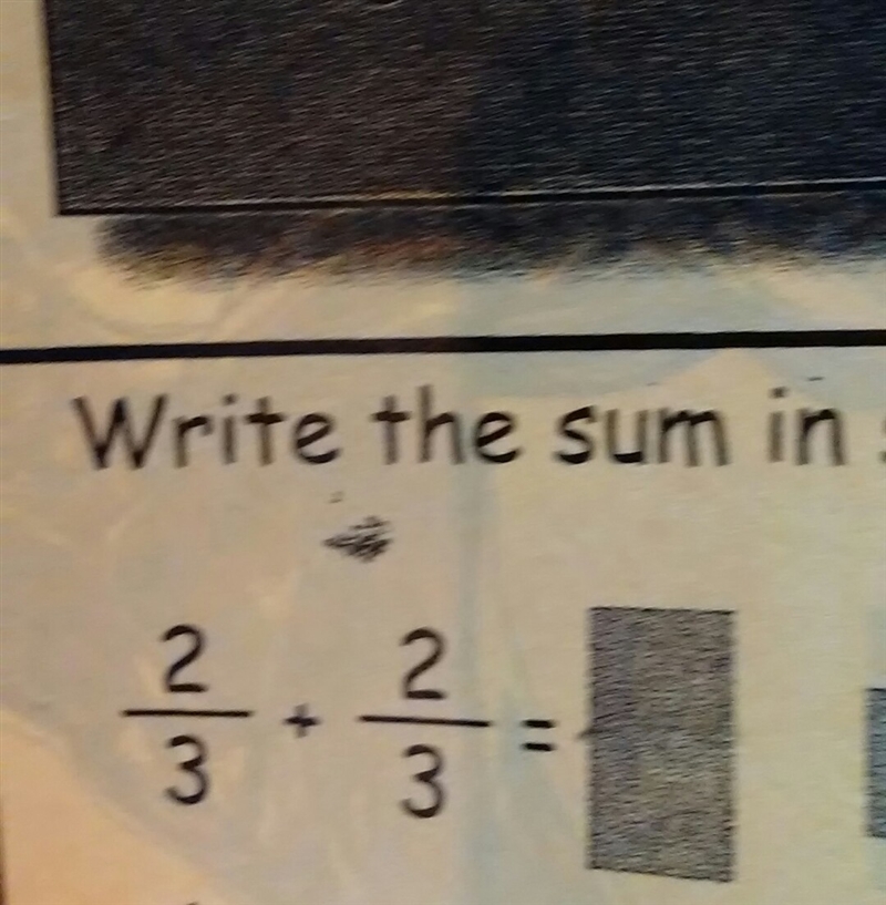 What is 2/3 + 2/3? and the simplest form?-example-1