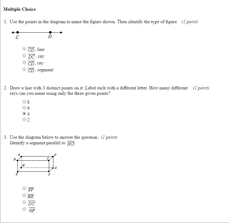 Please answer Number 1 and 3.-example-1