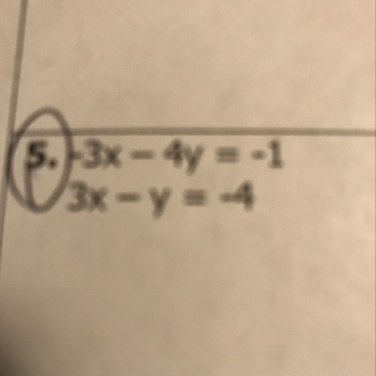 How do you solve this using the elimination method of systems of equations?-example-1