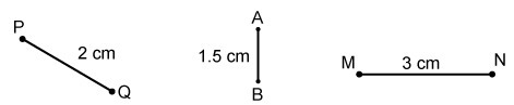 A dilation with a scale factor of 2 is applied to the three line segments shown. The-example-1