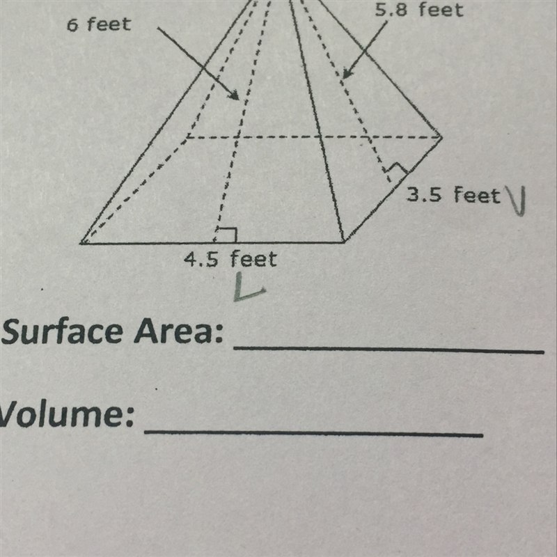 What is surface area and volume-example-1