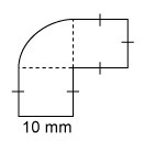 Two squares are attached to the sides of a quarter circle as shown. What is the best-example-1