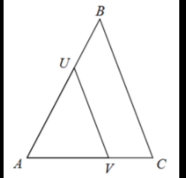 Given that the two triangles are similar, answer the following questions. (a) Write-example-1