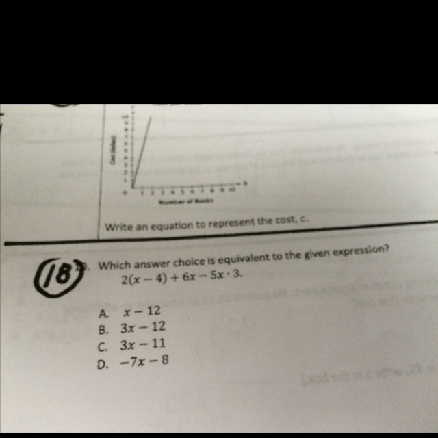 Can someone please help me with question 18? Show your work.-example-1