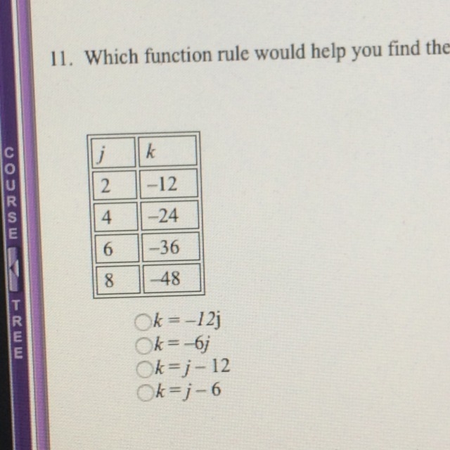 Which function rule would help you find the values in the table-example-1