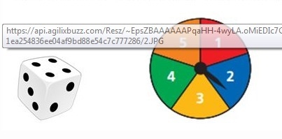 A game includes a number a cube and a spinner divided into 5 equal sectors. Each player-example-1