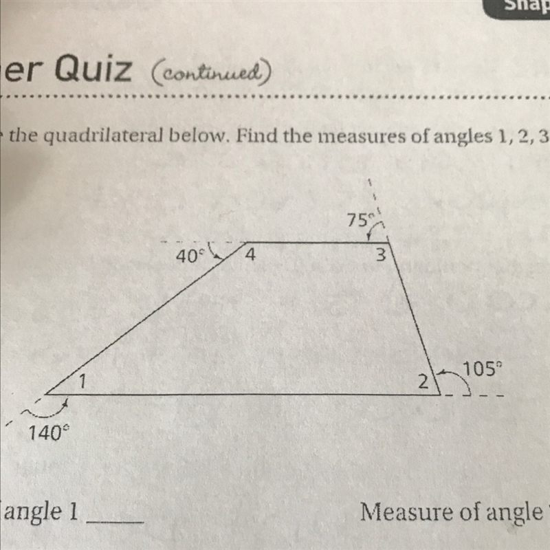 I need to find the measurements of the angles 1,2,3,and 4-example-1