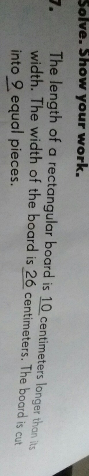 What are the possible dimensions of each piece (take the dimensions to be whole numbers-example-1