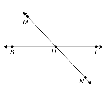 If ∠MHT measures 126°, what is the measure of ∠THN? assessment graphic A. 64° B. 36° C-example-1