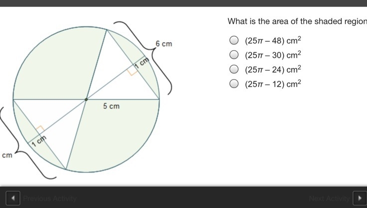 What is the area of the shaded region?-example-1