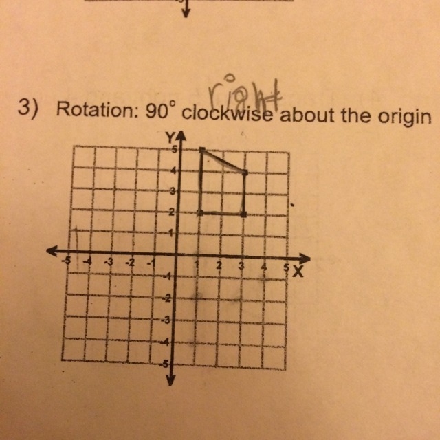 What is the 90 degree angle of this shape to the right?-example-1