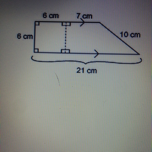 What is the area of this figure? A. 102 B. 132 C. 168 D. 340-example-1