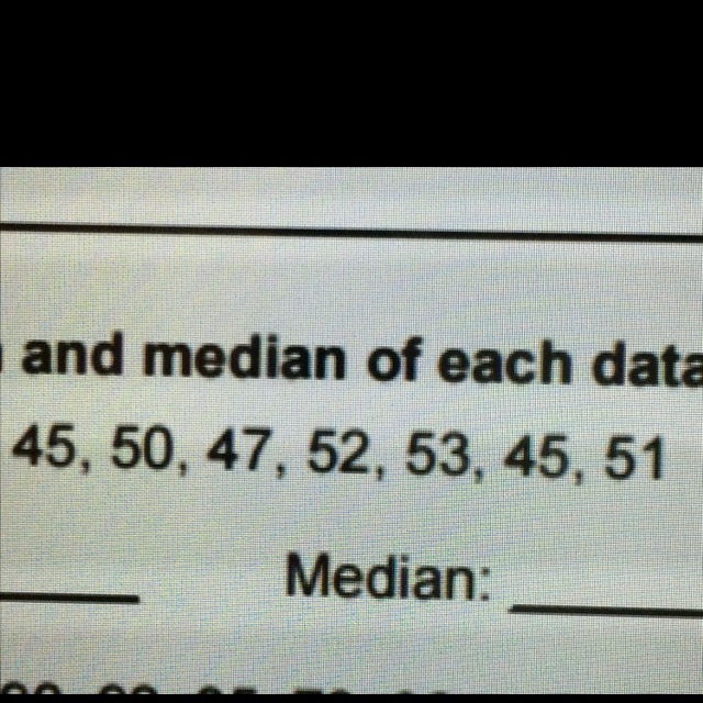 How would you get the median?-example-1