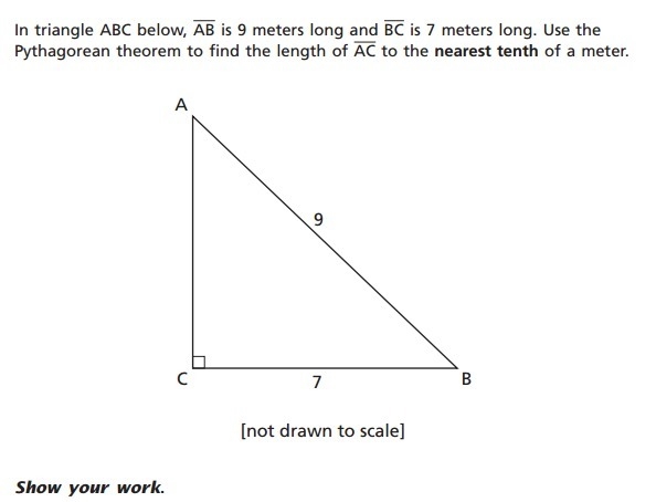 Find the length of AC to the nearest tenth of a meter. 6pts-example-1