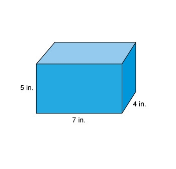 What is the surface area of this rectangular prism? A. 110 in² B. 126 in² C. 140 in-example-1