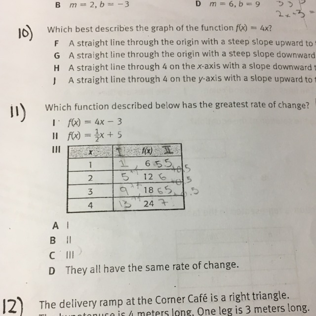 PLEASE HELP WITH #11! (Please explain as well? Even a brief explanation is fine.) THANK-example-1