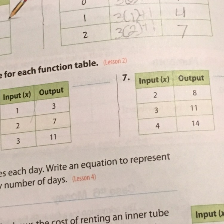 Find the rule for each table in the pic please-example-1