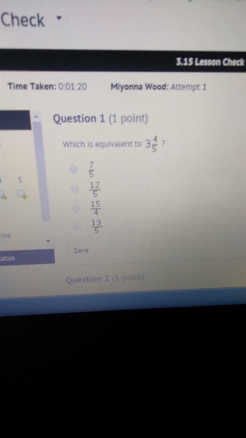 What is equivalent to 34/5-example-1