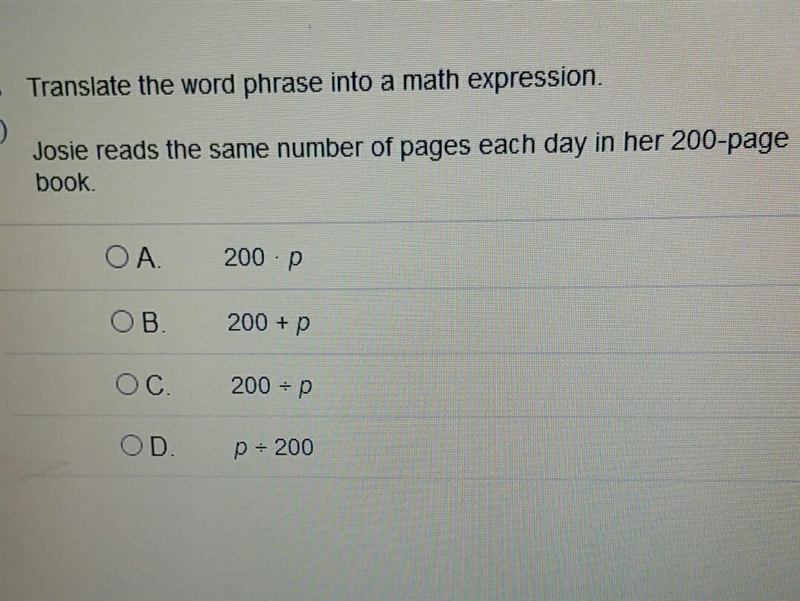 Translate the word phrase a. b. . c. or d.?????-example-1