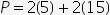 Which equation can be used to find the perimeter of a regular pentagon with sides-example-1