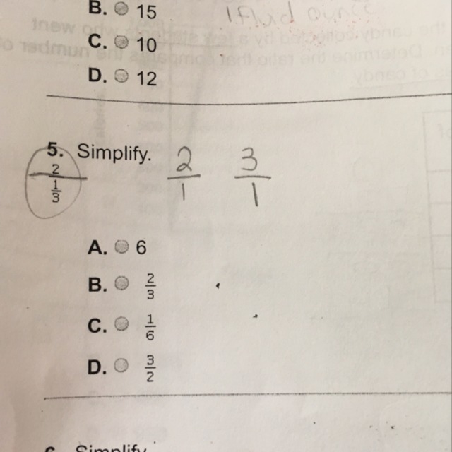 What’s the answer to Simplify 2/1/3.-example-1