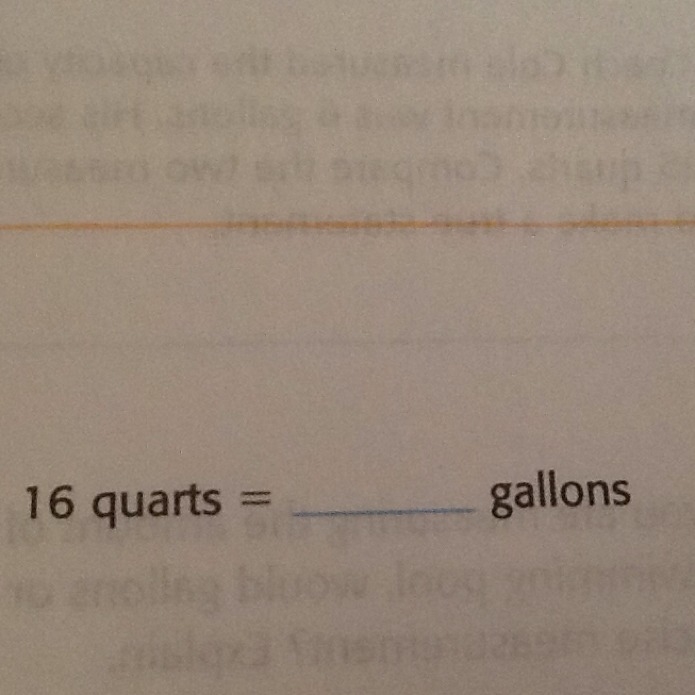 How many gallons? 1 gallon=16 quart-example-1