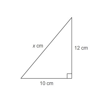 What is the value of x? Round to the nearest tenth. ____cm-example-1