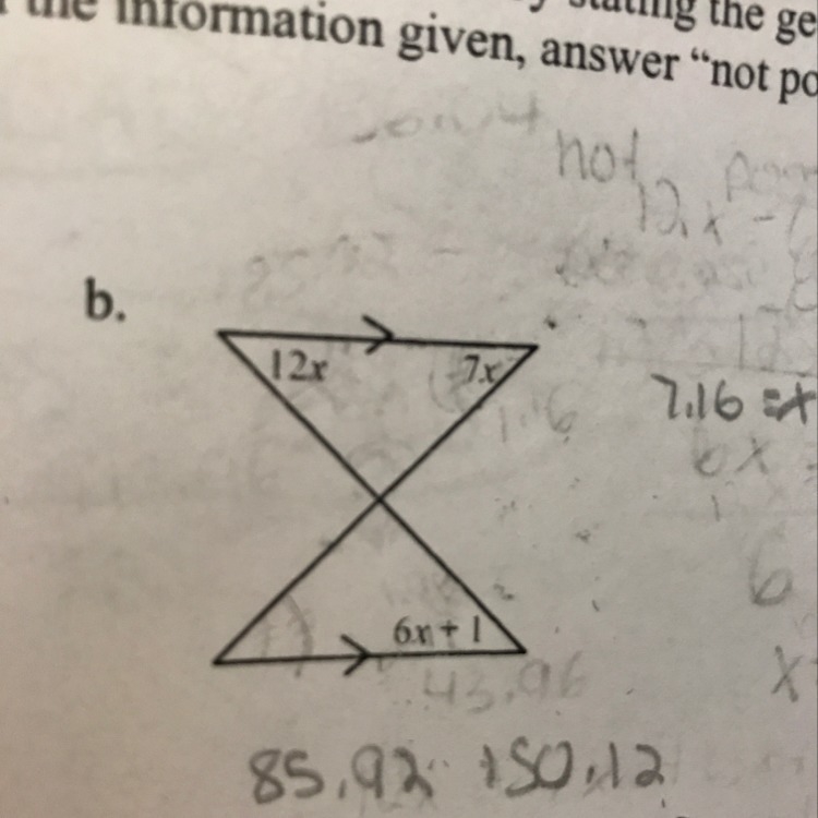 I need to solve for x-example-1