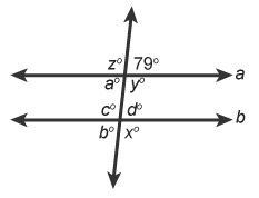 Lines a and b are parallel. What is the measure of angle b? Enter your answer in the-example-1