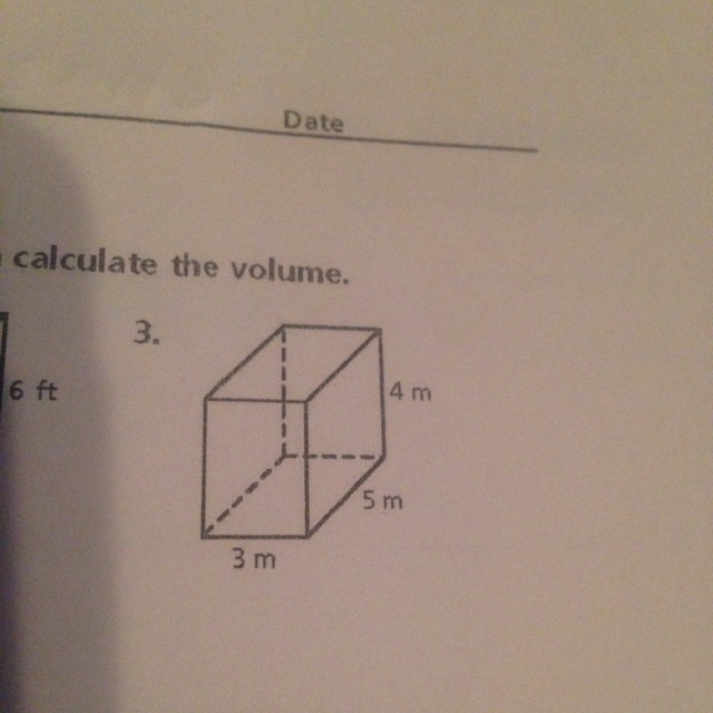 Write a numerical expression for the volume-example-1