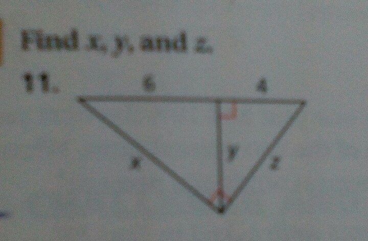 I need help with finding x, y, and z.-example-1