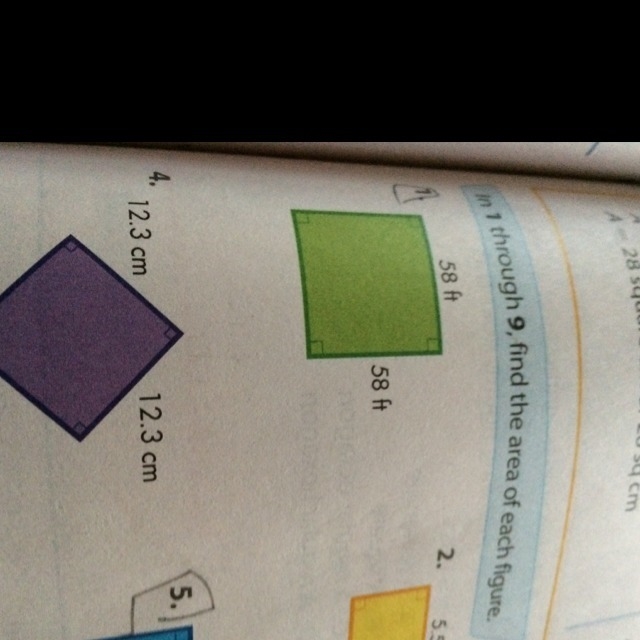 It says to find the area of the figure.-example-1