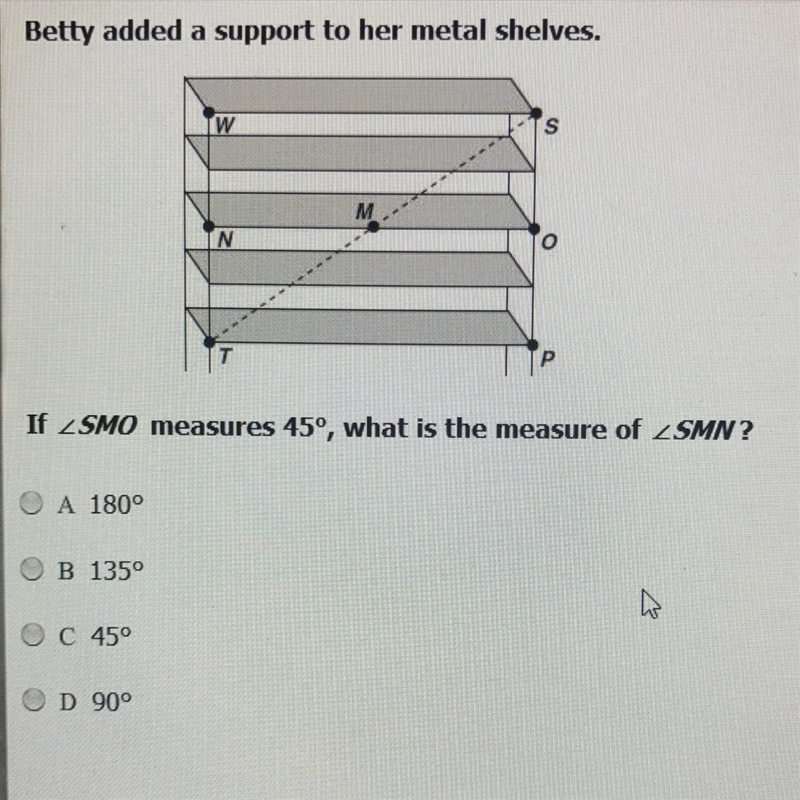 If SMO measures 45, what is the measure of SMN-example-1