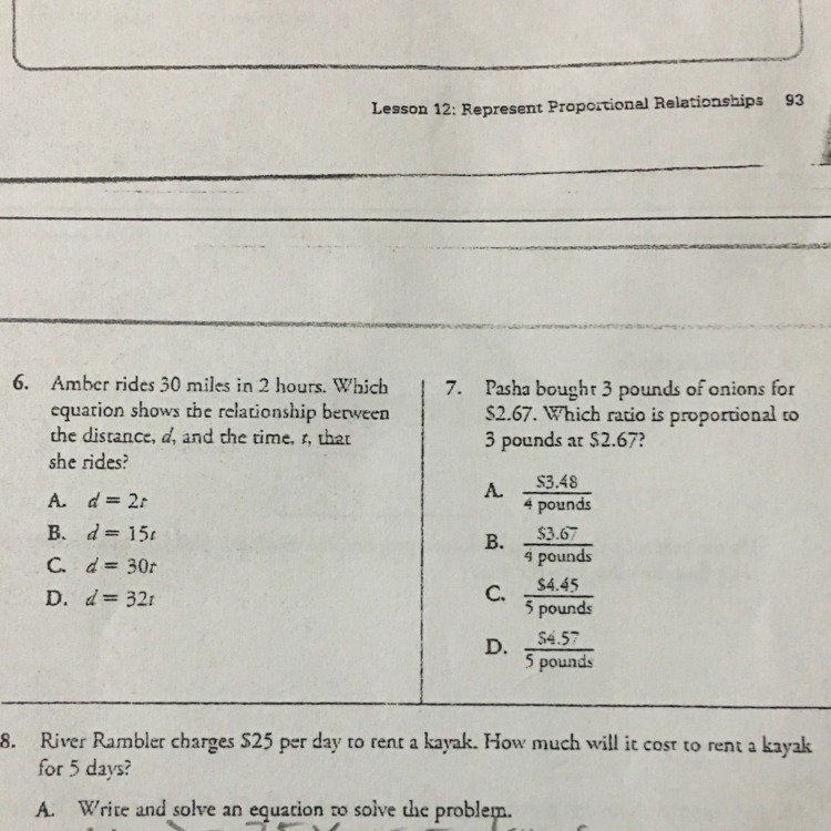 PLS HELP ME ASAP FOR 6 and 7 please! (SHOW WORKKK!) + LOTS OF POINTS-example-1