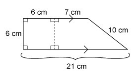 What is the area of this figure? A. 102 B. 132 C. 168 D. 340-example-1