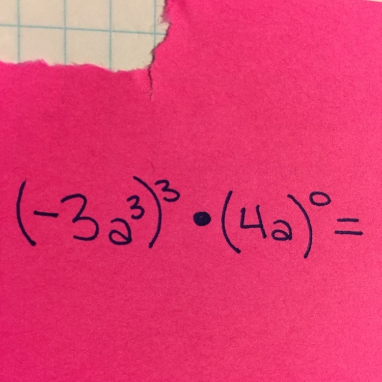 Would the answer to this problem be 27a^9 or 27a^6 and why?-example-1