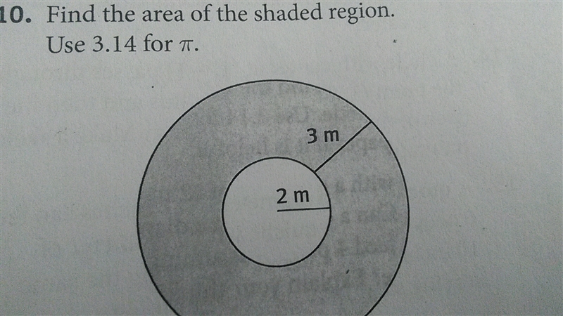 Find the area of the shaded region. Use 3.14 for pi-example-1