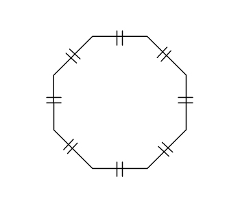 What is the length of a side of this regular polygon if its perimeter is 72 inches-example-1