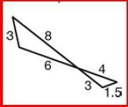 Which two triangles could you prove similar by AA ∼?-example-1