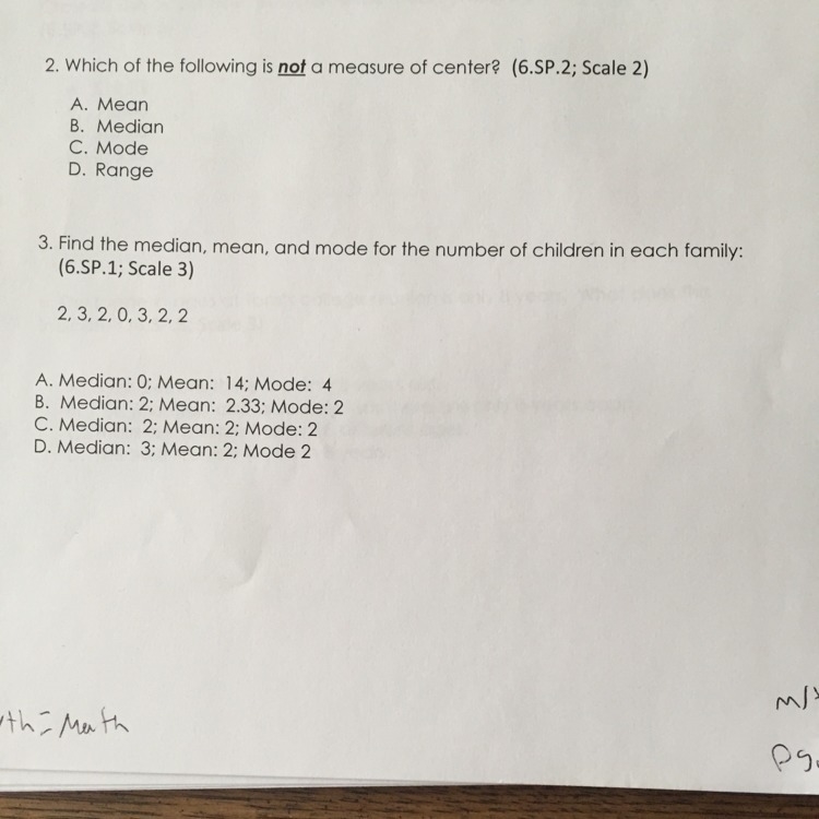 Can someone explain this to me? I don't understand median mean and mode. Thanks! :D-example-1