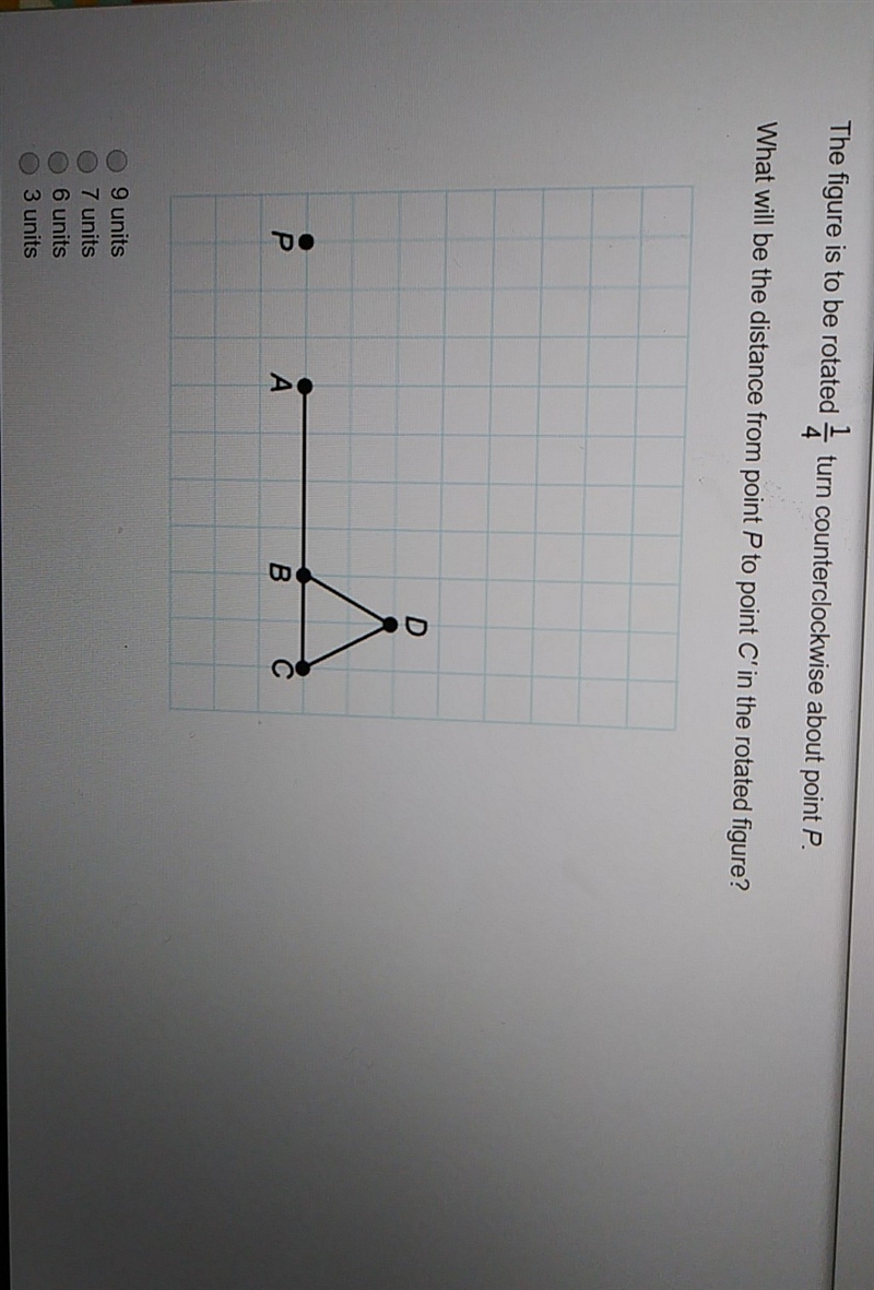 What will be the distance from point c' in the rotated figure?-example-1