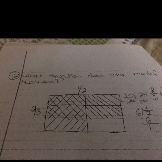 What equation does the model represent-example-1