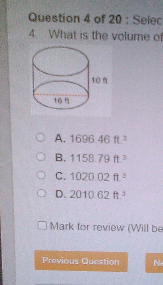 What is the volume of the cylinder-example-1