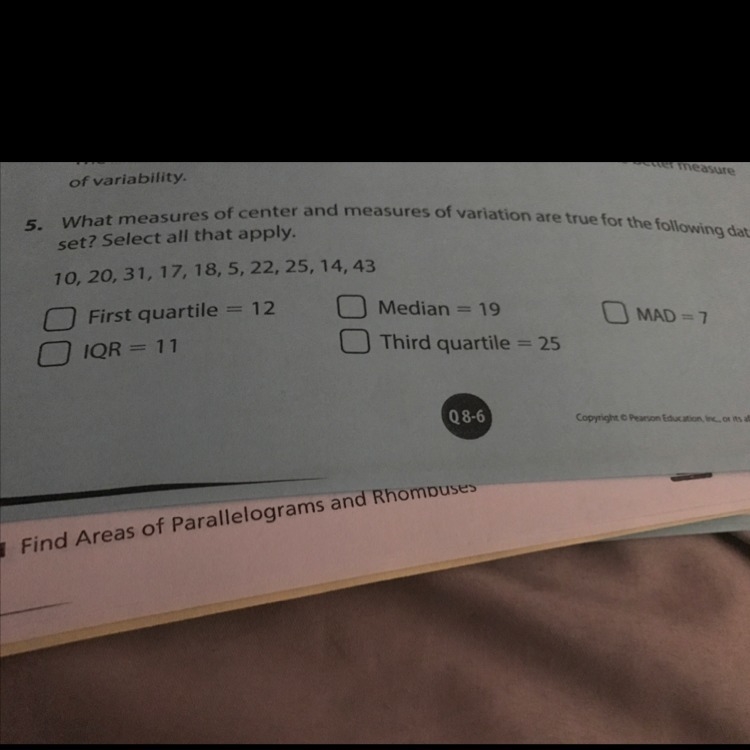 Is the first quartile 12-example-1