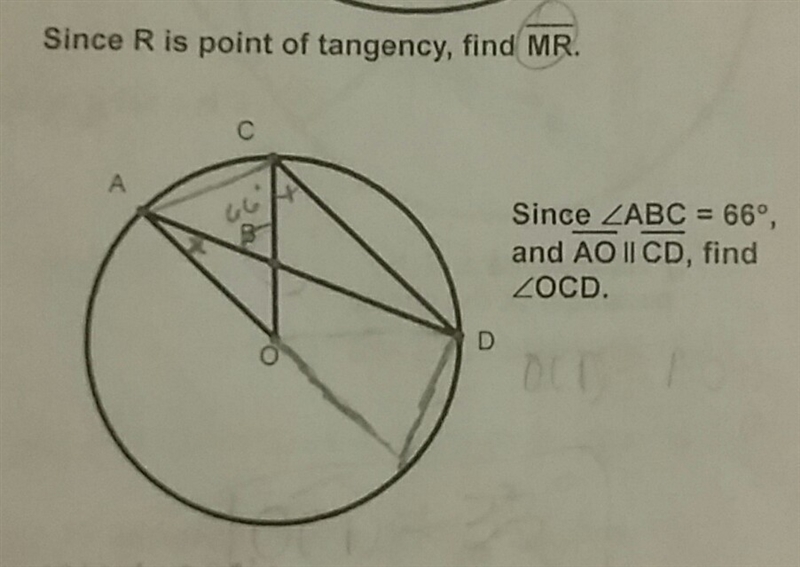 How do I find angle OCD? pls help-example-1