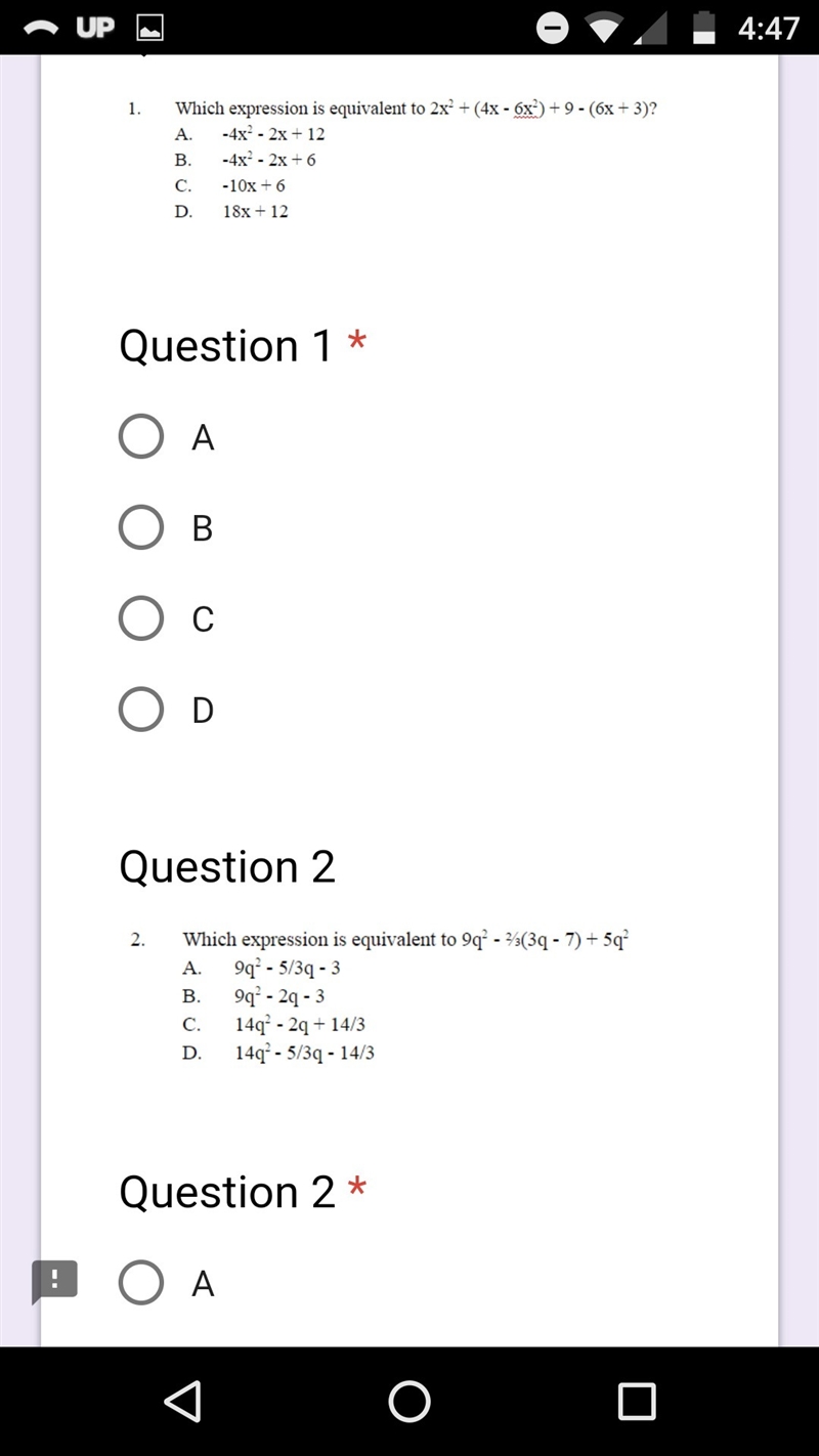 Help me question 1 and 2 and why I think it'd D B not positive-example-1