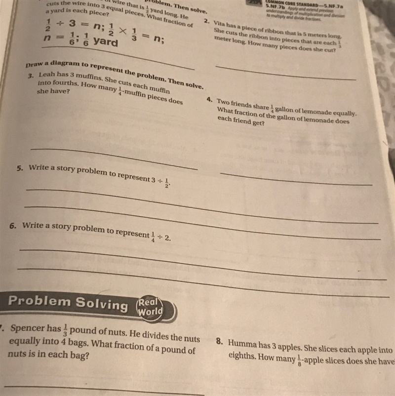 Help I tried to do the page but I couldn't-example-1