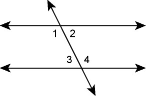 What is the name of the relationship between  ∠1 and ∠4 ? alternate exterior angles-example-1