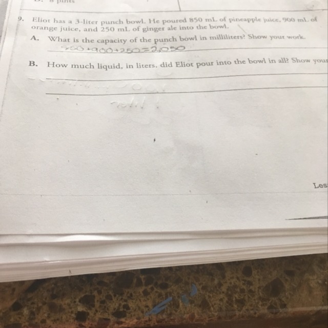 May I have help on b. and can someone tell me if a is right?-example-1