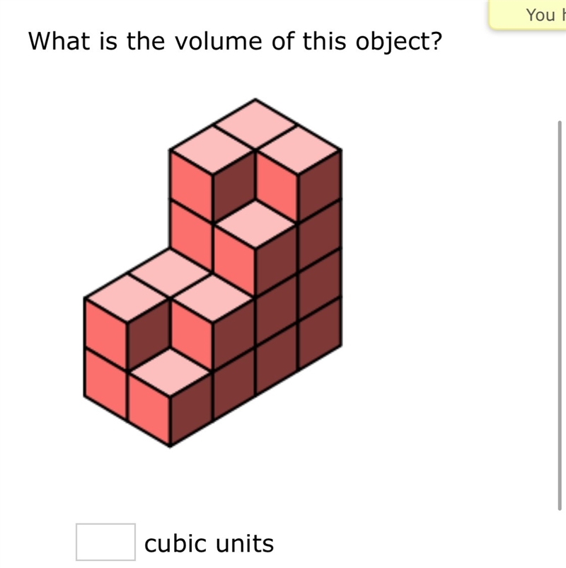 What is the volume of these cubic units-example-1